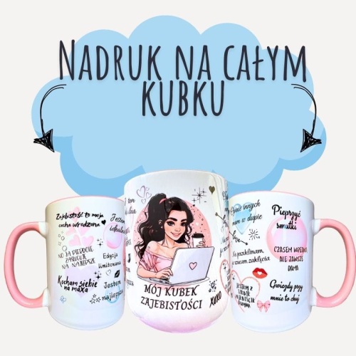 Mój kubek zajebistości barbie brunetka.jpg