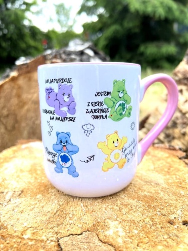 Kubek ceramiczny troskliwe misie, widok z boku.jpg