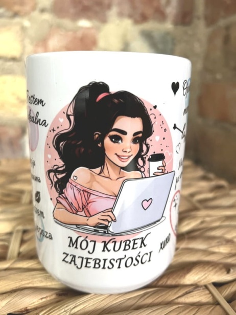 Barbie brunetka- Mój kubek zajebistości