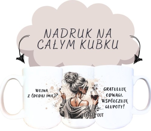 Wojna ze mną, gratuluję odwagi, współczuję głupoty! dziewczyna z winem.jpg